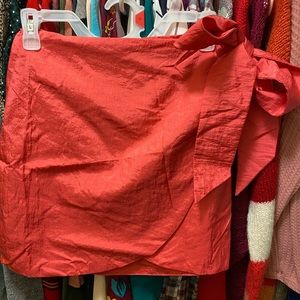 UO wrap mini skirt